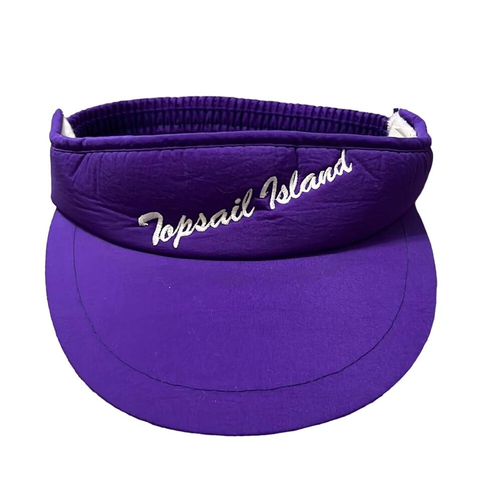 Vintage topsail island visor - purple